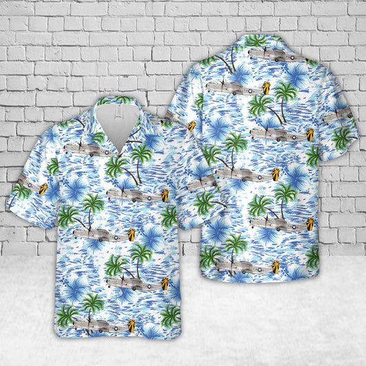 US Navy Grumman C-2A Greyhound VRC-30 Hawaiian Shirt