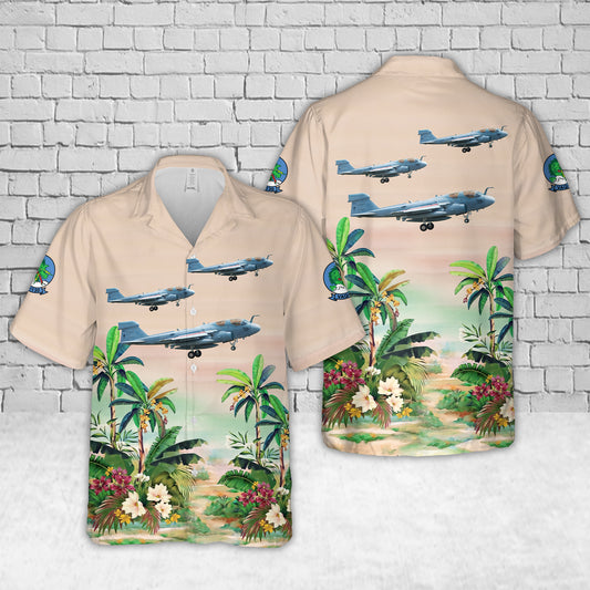 US Navy Grumman EA-6B Prowler of VAQ-130 Zappers Hawaiian Shirt