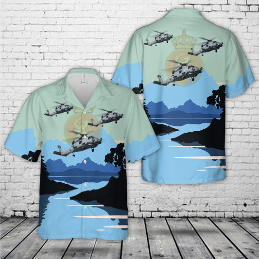 US Navy Helicopter Maritime Strike Squadron 37 HSM-37 'Easyriders' Hawaiian Shirt