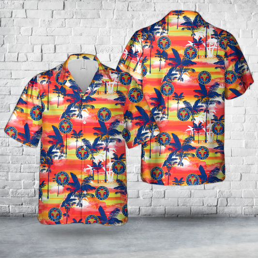US Navy Hospital Corpsman Hawaiian Shirt