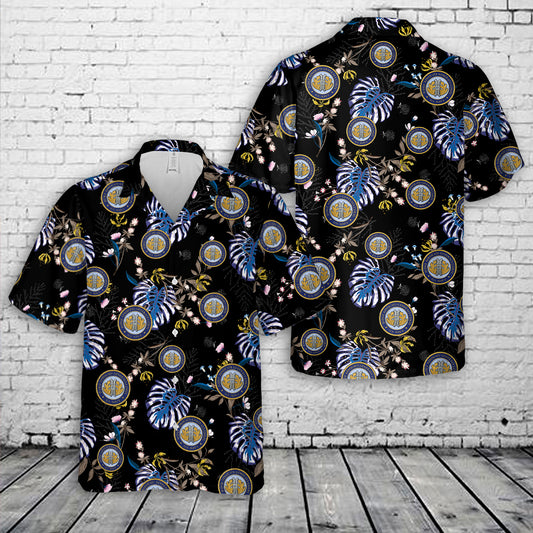 US Navy Judge Advocate General's Corps Hawaiian Shirt