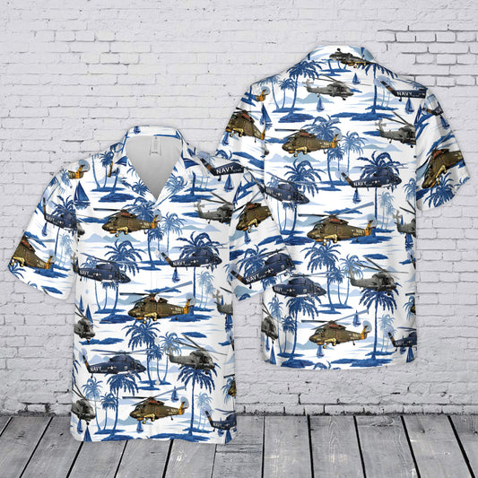 US Navy Kaman SH-2 Seasprite Hawaiian Shirt