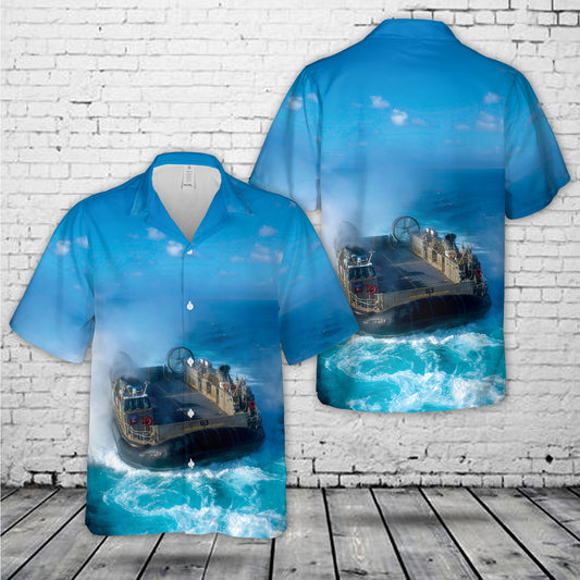 US Navy Landing Craft Air Cushion LCAC-63 Hawaiian Shirt