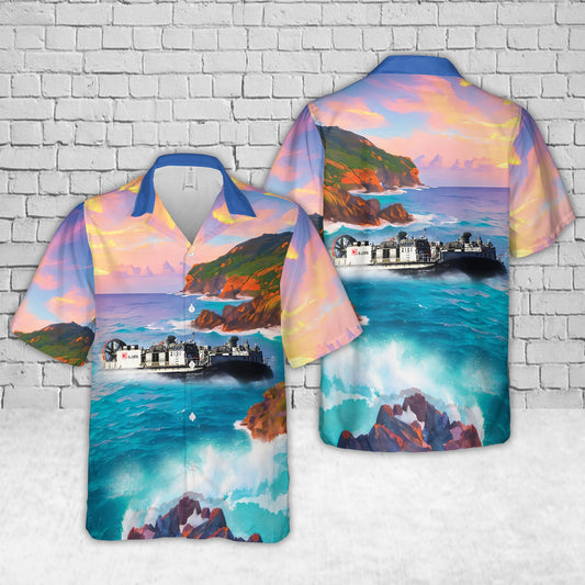 US Navy Landing Craft Air Cushion LCAC-2101 Hawaiian Shirt