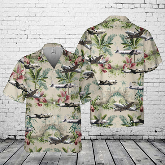 US Navy Lockheed EP-3E Orion Pocket Hawaiian Shirt