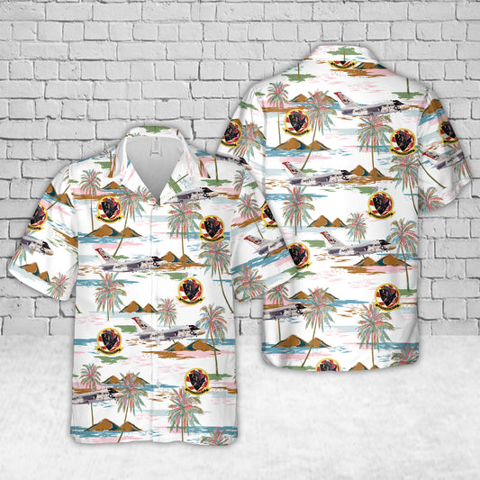 US Navy Lockheed S-3A Viking VS-21 Fighting Red Tails Hawaiian Shirt