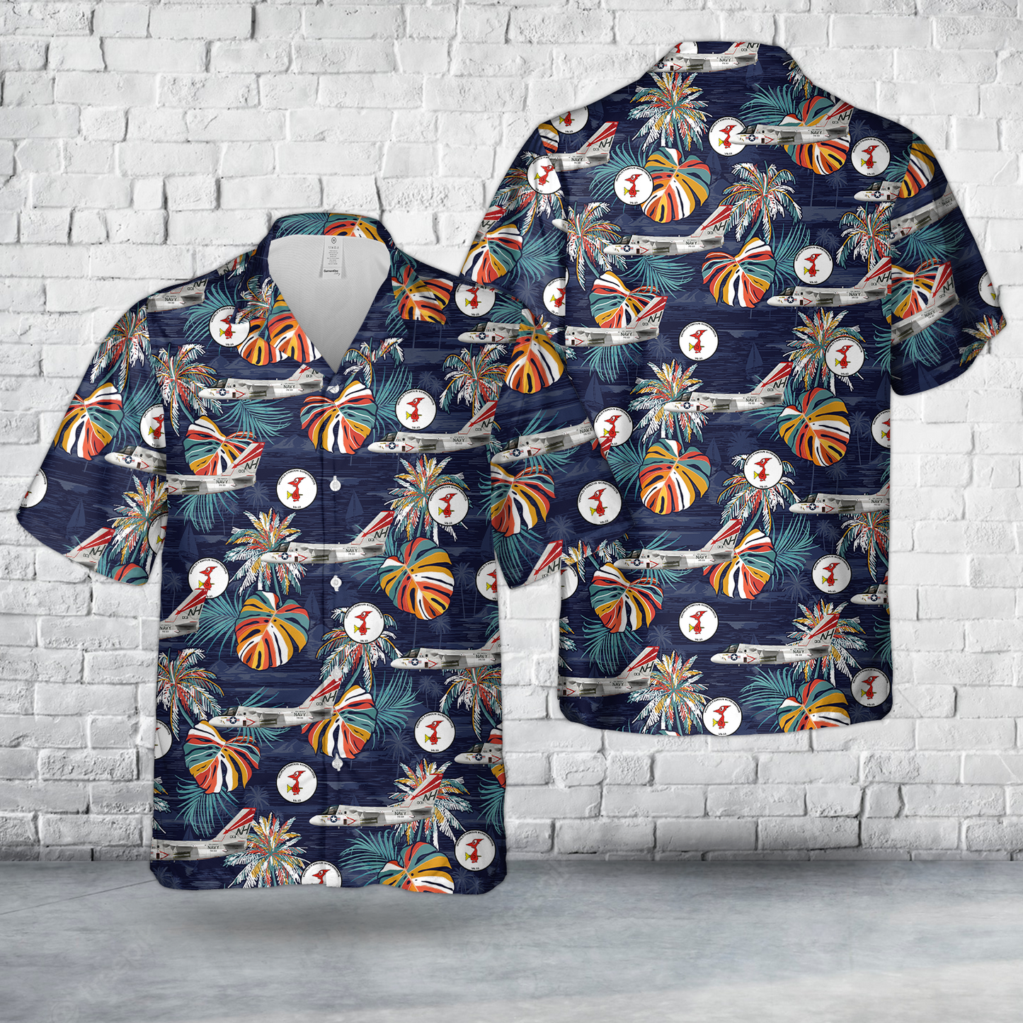 US Navy Lockheed S-3A Viking VS-33 Screwbirds, NH705 / 160131. CVW-11, USS America CV-66 Hawaiian Shirt