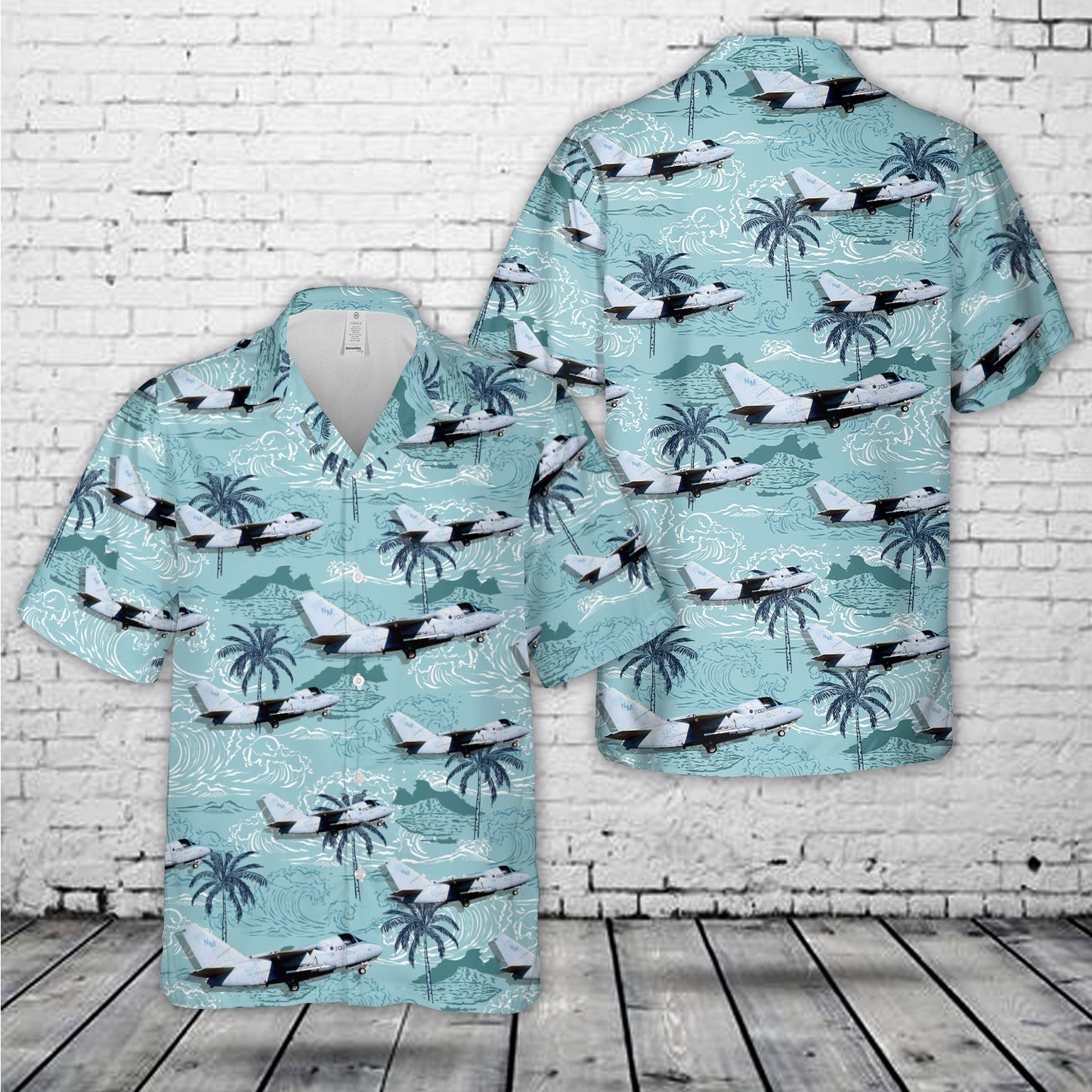 US Navy Lockheed S-3A Viking (BuNo 160596) from Anti-Submarine Squadron 35 (VS-35) ''Boomerangers'' Hawaiian Shirt