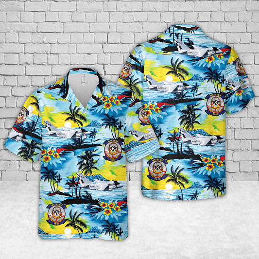 US Navy Lockheed S-3A Viking aircraft (BuNo 159755) VS-32 Maulers Hawaiian Shirt