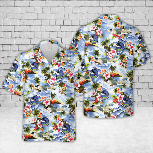 US Navy Lockheed S-3A Viking aircraft (BuNo 159767) VS-31 Topcats Hawaiian Shirt