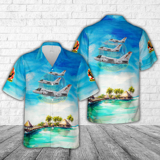 US Navy Lockheed S-3B Viking VS-21 Fighting Redtails, NF700 160156. CVW-5, USS Independence CV-62 - 1994 Hawaiian Shirt