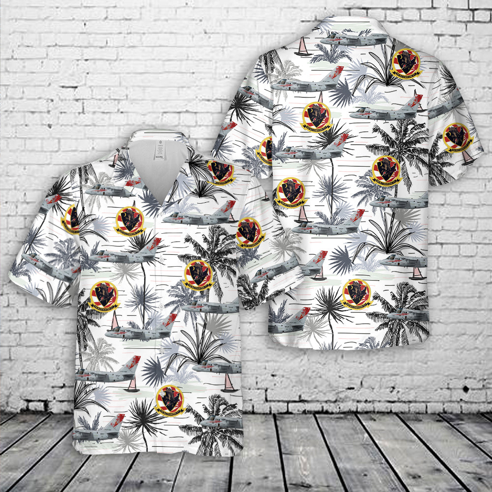 US Navy Lockheed S-3B Viking VS-21 Fighting Redtails, NF701 / 160135. CVW-5, USS Kitty Hawk CV-63 - Last Cruise, 2004 Hawaiian Shirt