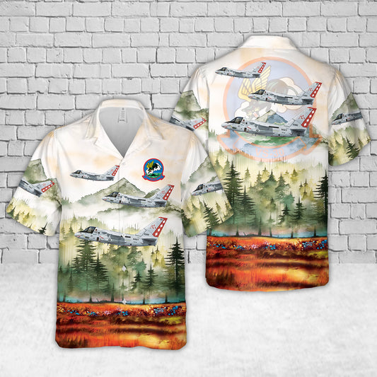 US Navy Lockheed S-3B Viking VS-30 Diamond Cutters Hawaiian Shirt