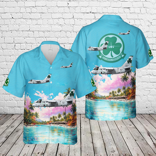 US Navy Lockheed S-3B Viking VS-41 Shamrocks, NJ741 / 160136 - 2006 Hawaiian Shirt