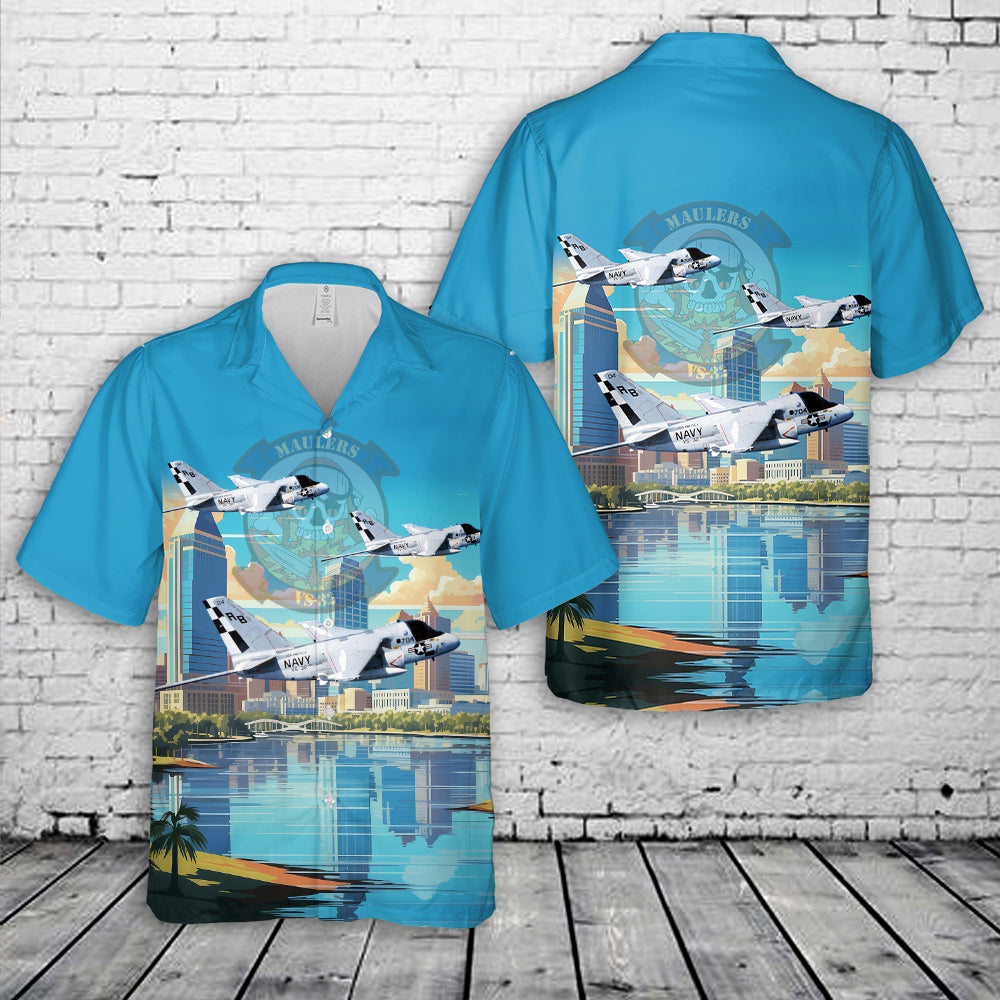 US Navy Lockheed S-3 Viking Of VS-32 Hawaiian Shirt