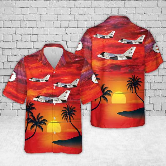 US Navy Lockheed S-3 Viking of VS-33 Hawaiian Shirt