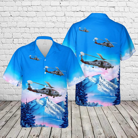 US Navy MH-60R HSM-35 "Magicians" Hawaiian Shirt