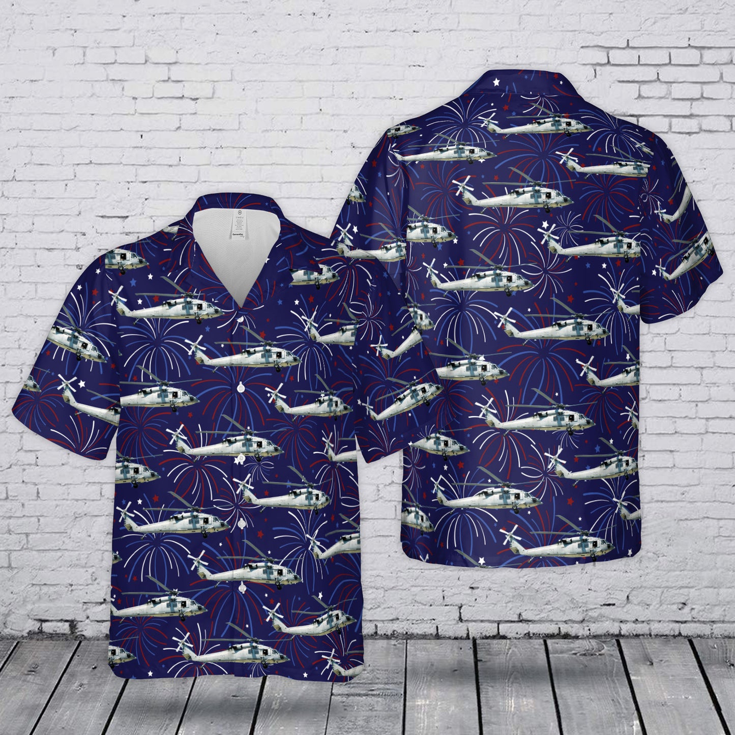 US Navy MH-60S Knighthawk 4th July 250th Anniversary 1776-2026 Hawaiian Shirt