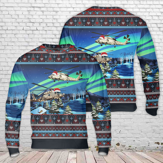 US Navy MH-60 Seahawk Christmas Sweater
