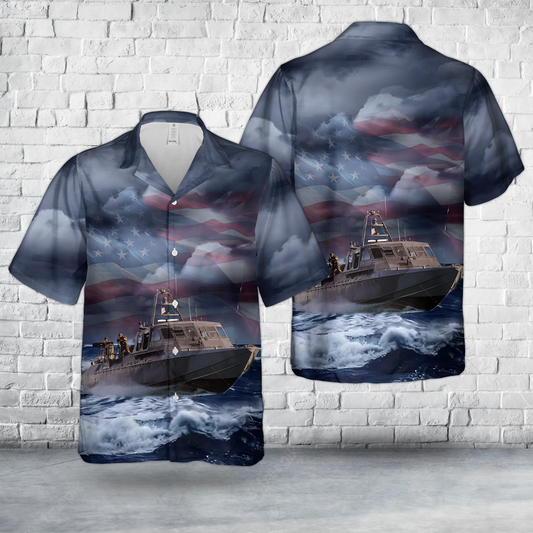 US Navy Mark V SOC (Special Operations Craft) Hawaiian Shirt