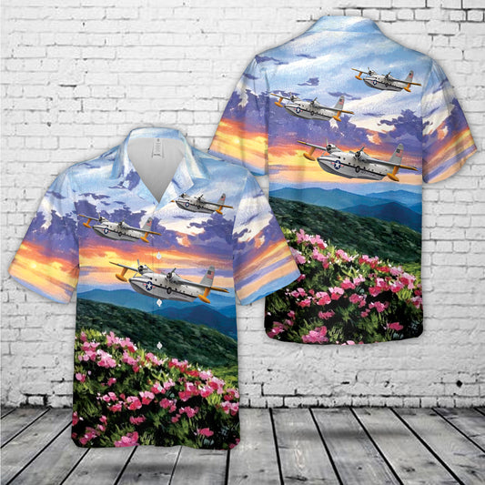 US Navy Martin PBM Mariner Hawaiian Shirt