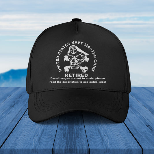 US Navy Master Chief Retired Baseball Cap