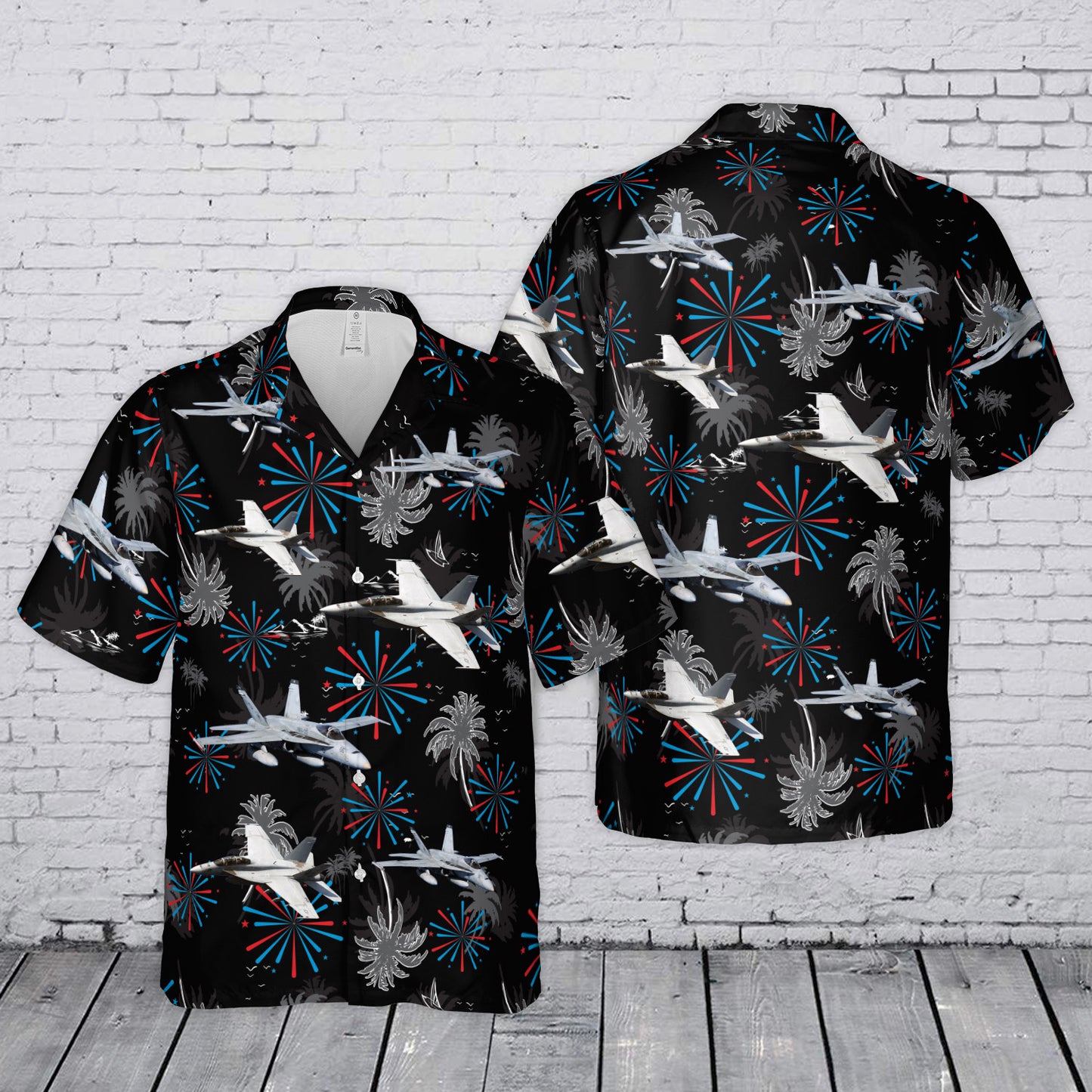 US Navy McDonnell Douglas F/A-18 Hornet 4th July 250th Anniversary 1776-2026 Hawaiian Shirt