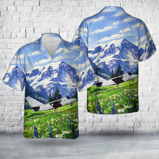 US Navy Lockheed S-3A Viking (BuNo 158861) from Anti-Submarine Squadron 27 (VS-27) "Seawolves" Hawaiian Shirt