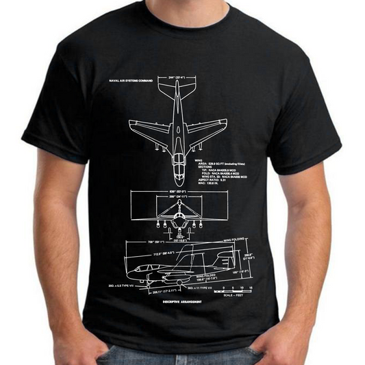 US Navy Northrop Grumman EA-6B Prowler Classic Unisex T-Shirt Gildan 5000  (Made In US) DLHH1104PT01