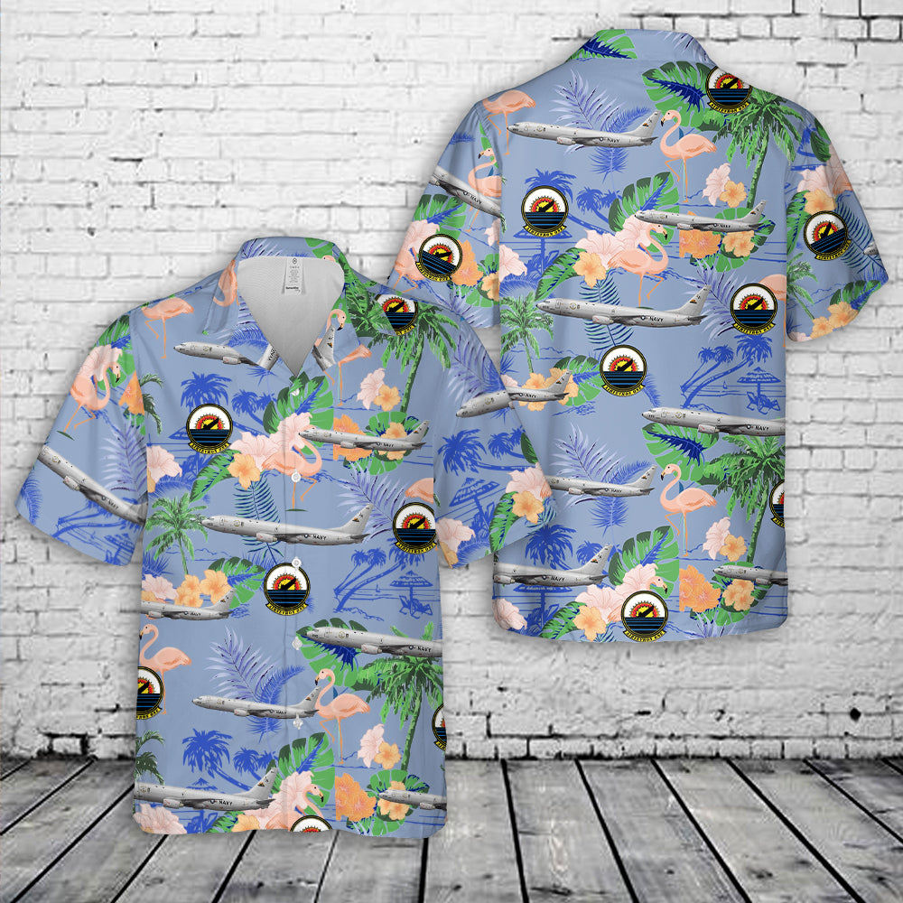 US Navy P-8A Poseidon Air Test and Evaluation Squadron ONE (VX-1) Pioneers, JA955 / 167955. NAS Patuxent River, MD - 2014 Hawaiian Shirt