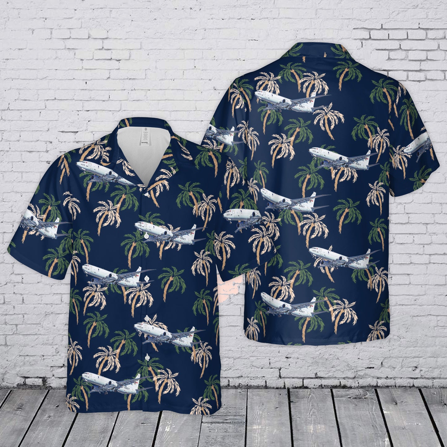 US Navy P-8 Poseidon Hawaiian Shirt