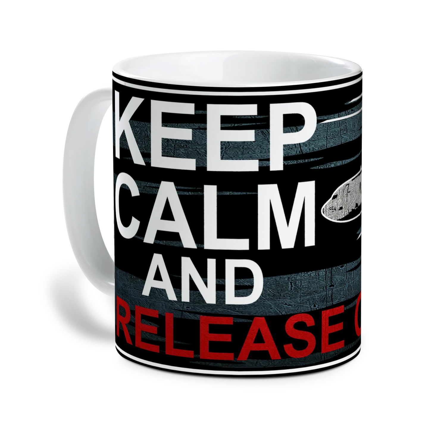 US Navy P-8 Poseidon Keep Calm And Release Ordnance Ceramic Mug (11oz)