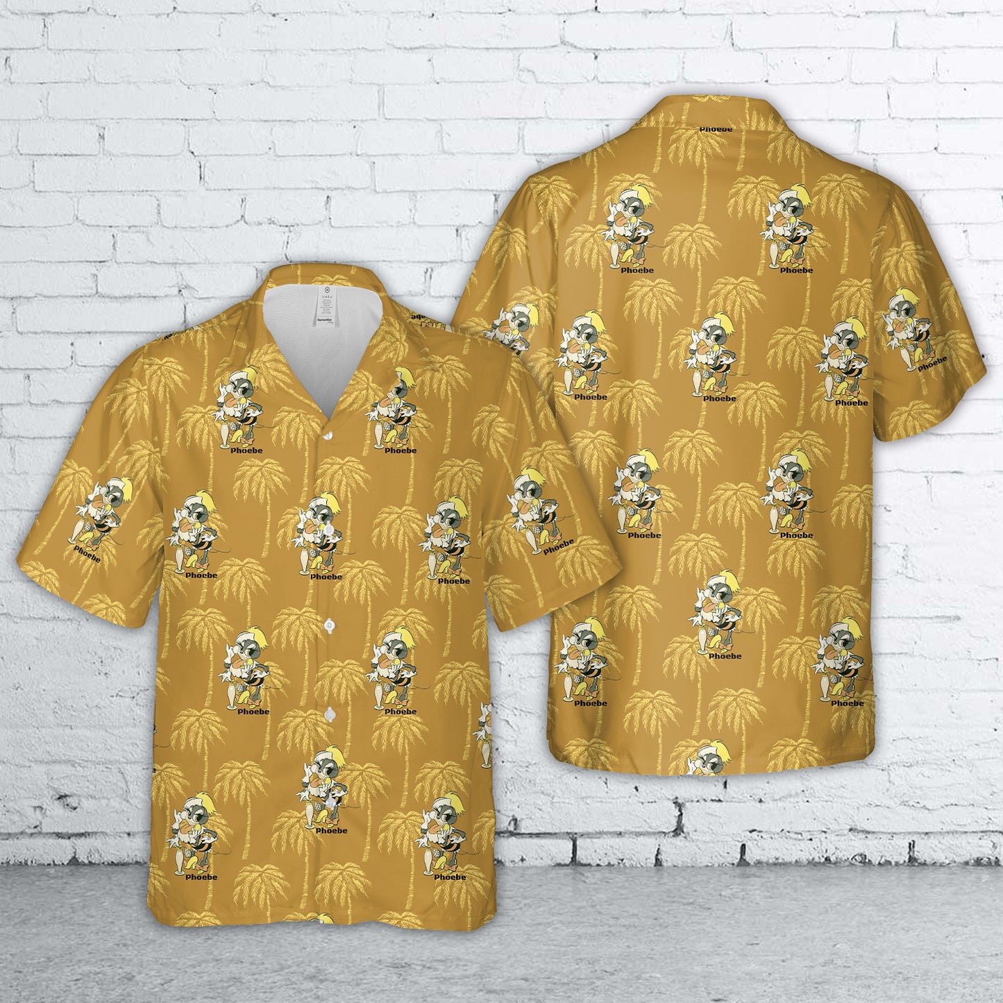 US Navy Phoebe the Navy Sea Bee girlfriend Hawaiian Shirt