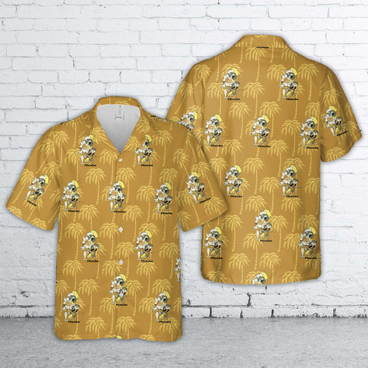 US Navy Phoebe the Navy Sea Bee girlfriend Hawaiian Shirt