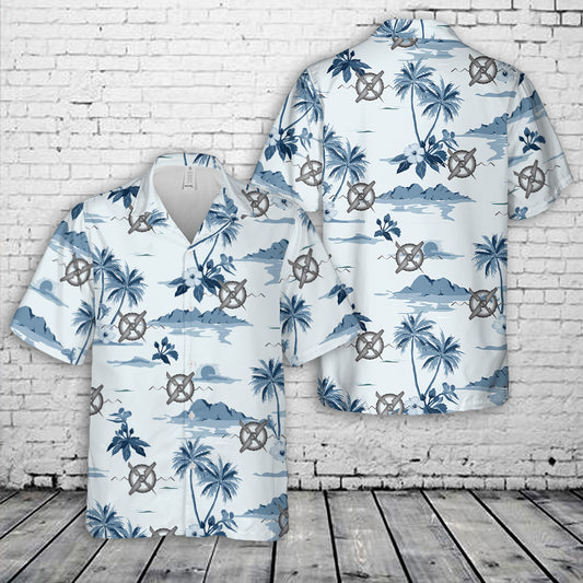 US Navy Robotics Warfare Specialist Hawaiian Shirt