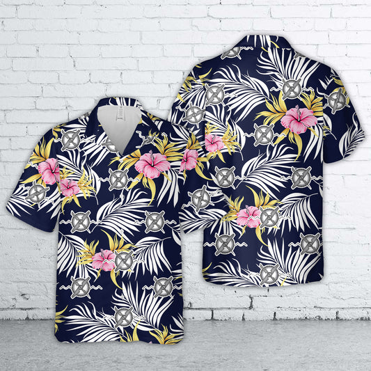 US Navy Robotics Warfare Specialist (RW) Rating Hawaiian Shirt