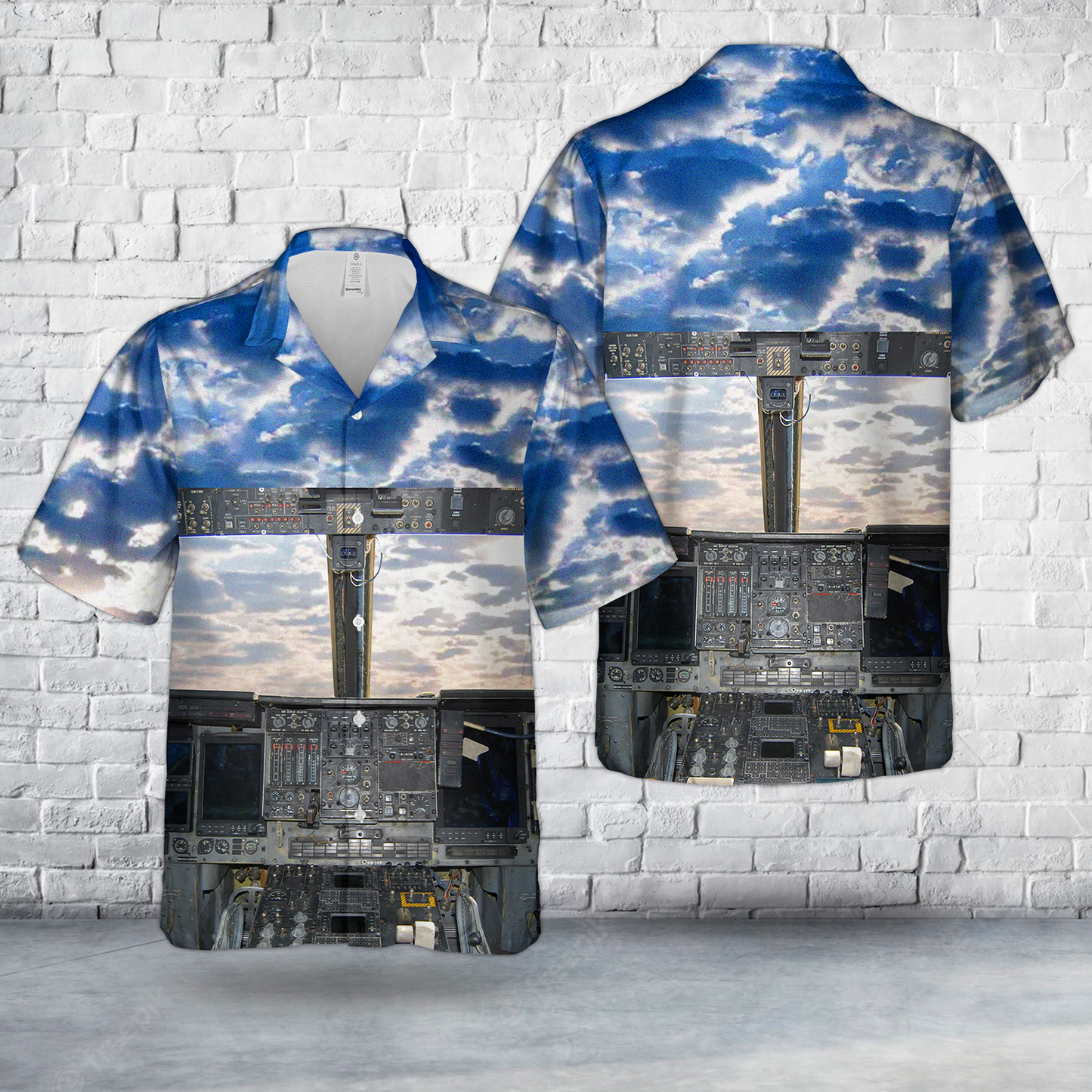 US Navy S-3B Viking Cockpit Hawaiian Shirt