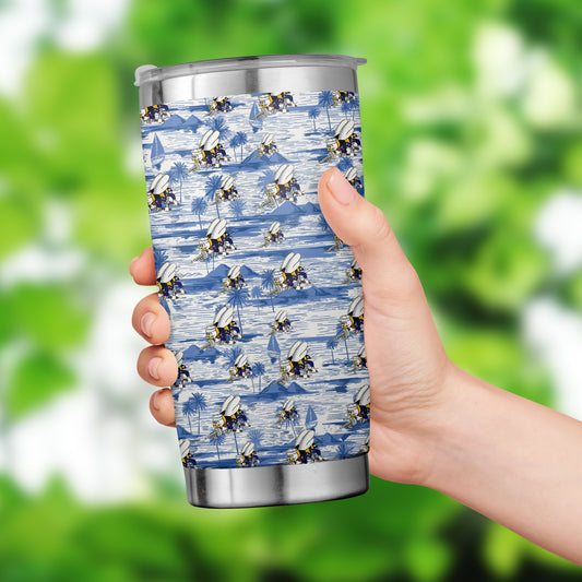 US Navy SEABEES Naval Construction Force (NCF) Tumbler 20oz