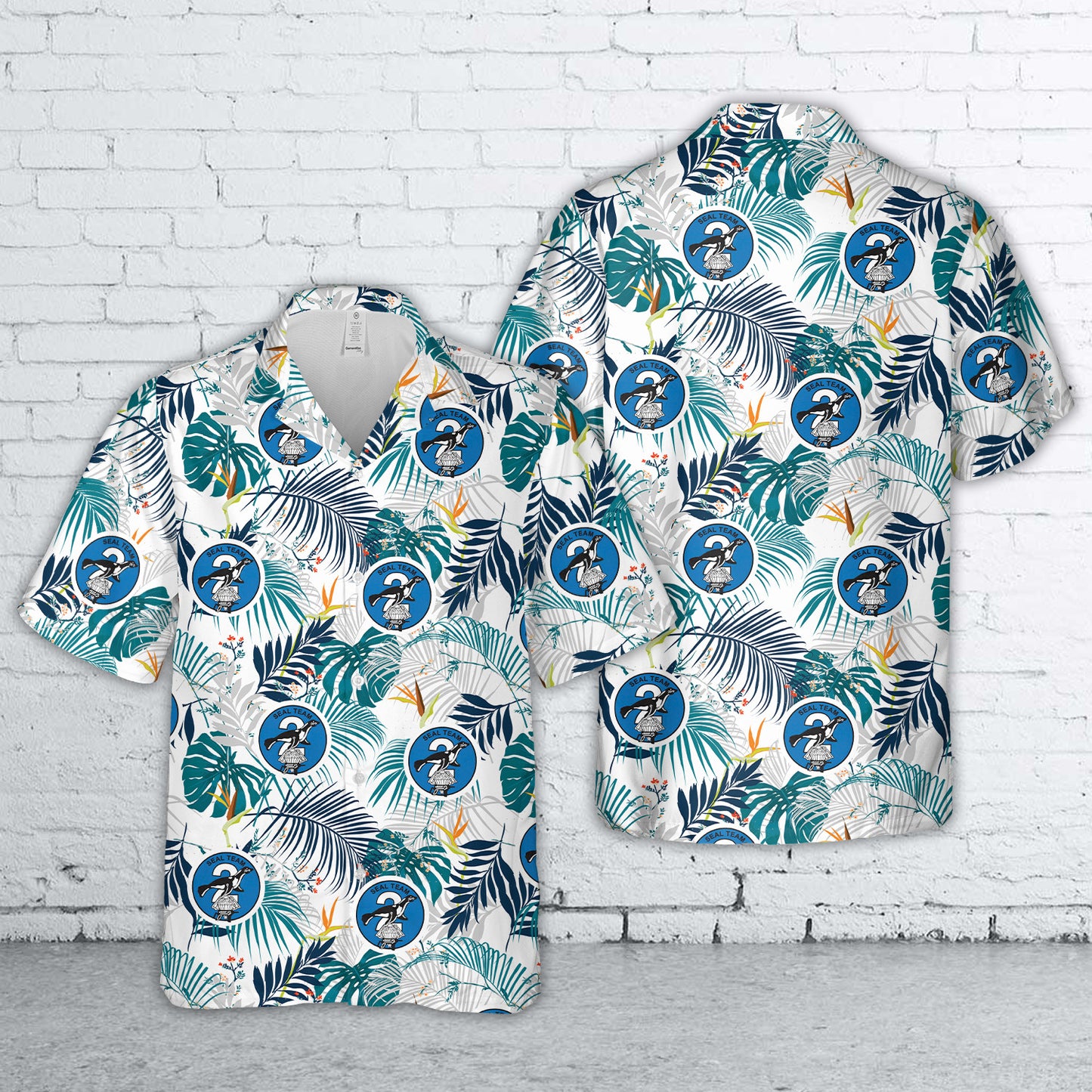 US Navy SEAL Team 2 - Naval Special Warfare Command (NSWC) Hawaiian Shirt