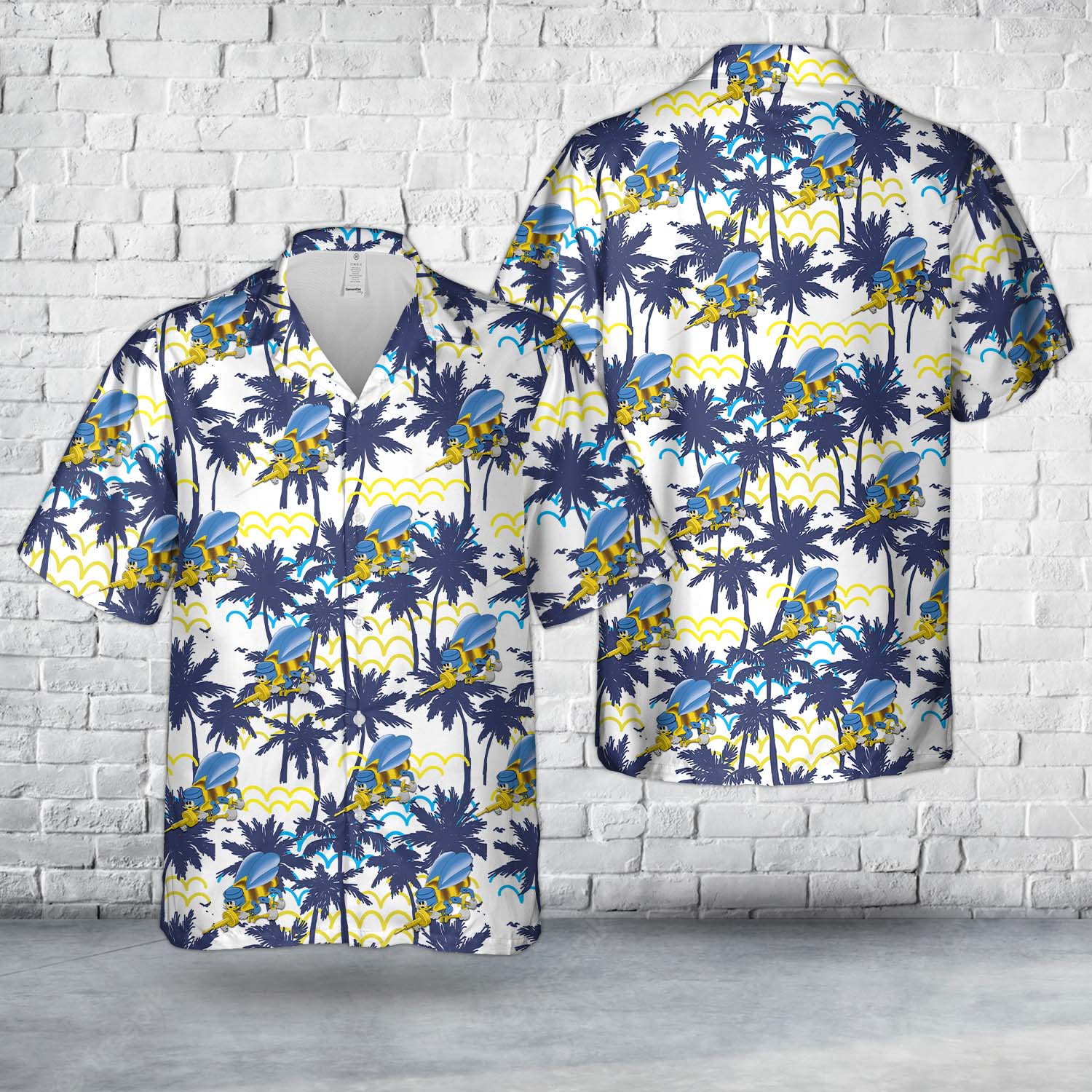 US Navy Sea Bee Hawaiian Shirt