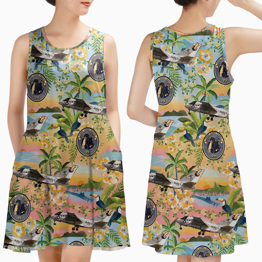 US Navy Sea Control Squadron 29 (VS-29) S-3A Viking Sleeveless Dress
