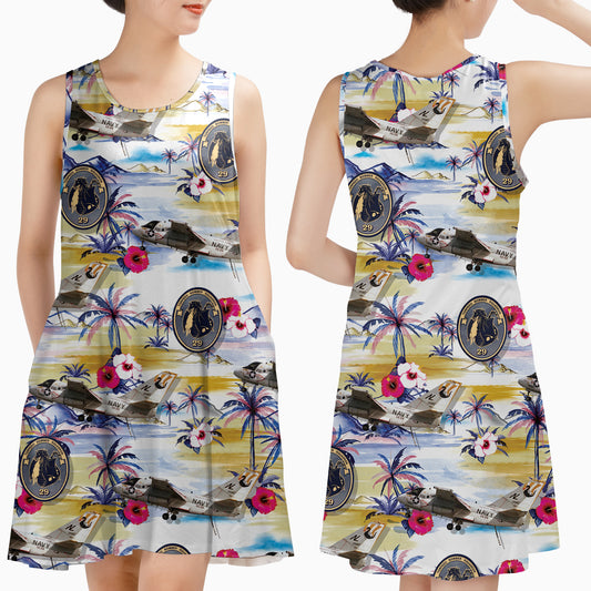 US Navy Sea Control Squadron 29 (VS-29) S-3A Viking Sleeveless Dress