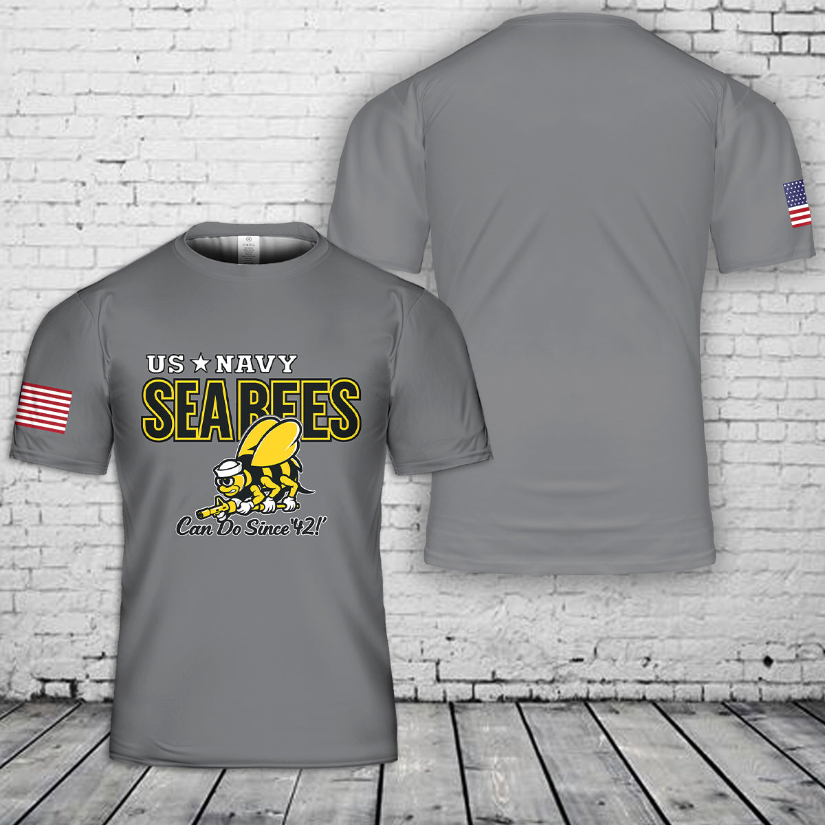 US Navy Seabee 3D T-Shirt