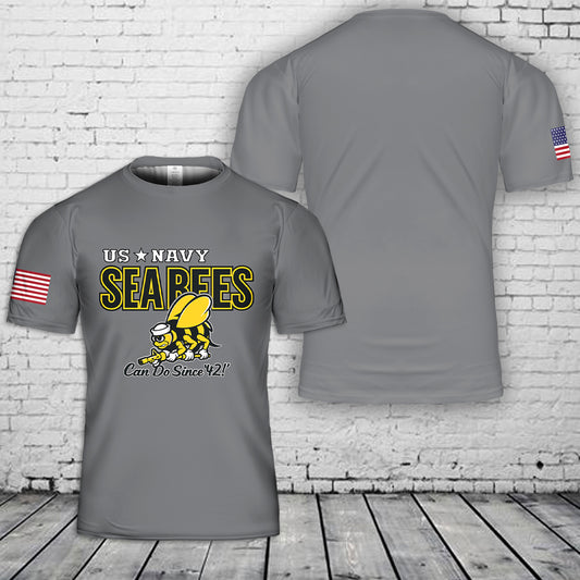 US Navy Seabee 3D T-Shirt