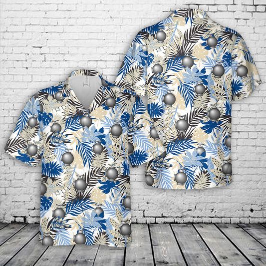 US Navy Seabee Utilitiesman (UT) Rate Insignia Hawaiian Shirt