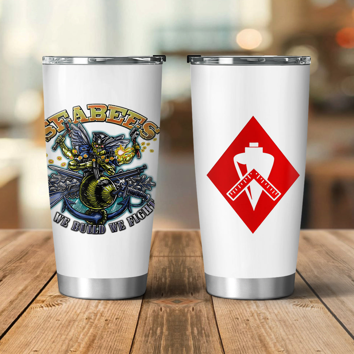 US Navy Seabees Tumbler 20oz