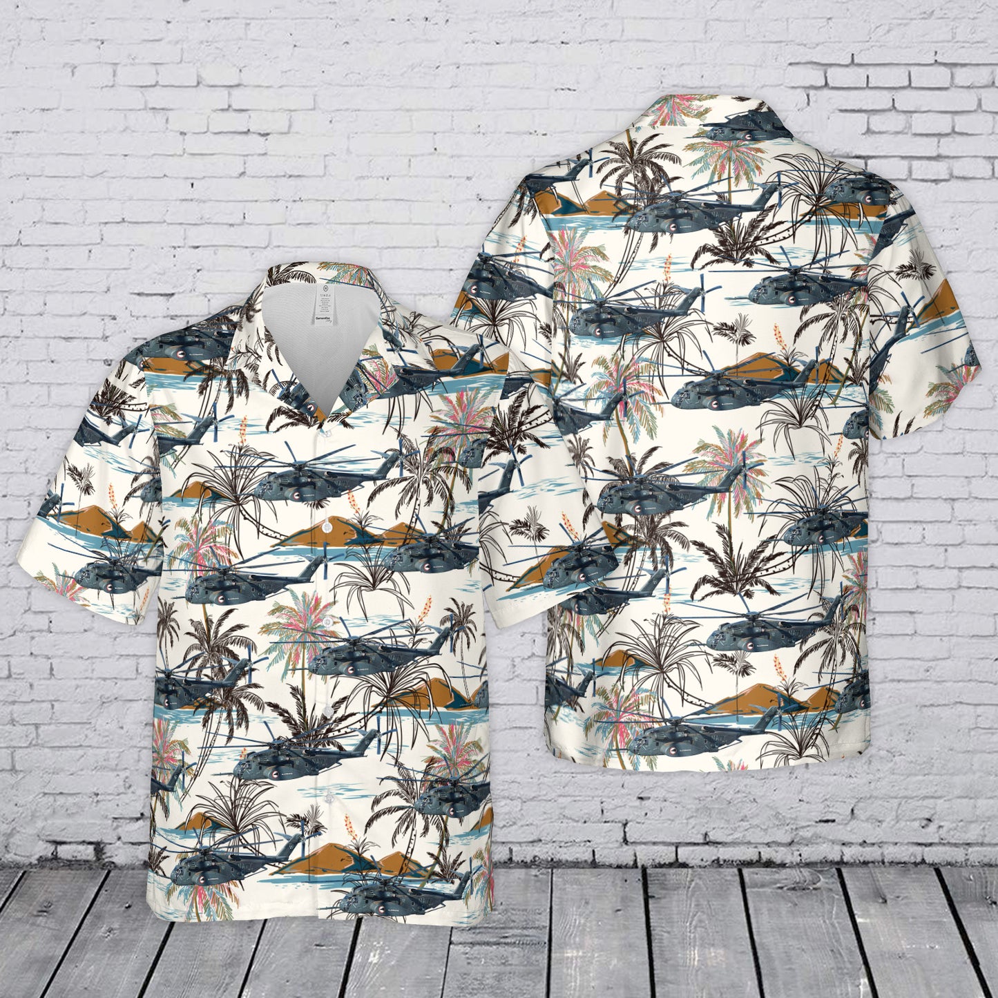 US Navy Sikorsky CH-53E Super Stallion  Hawaiian Shirt