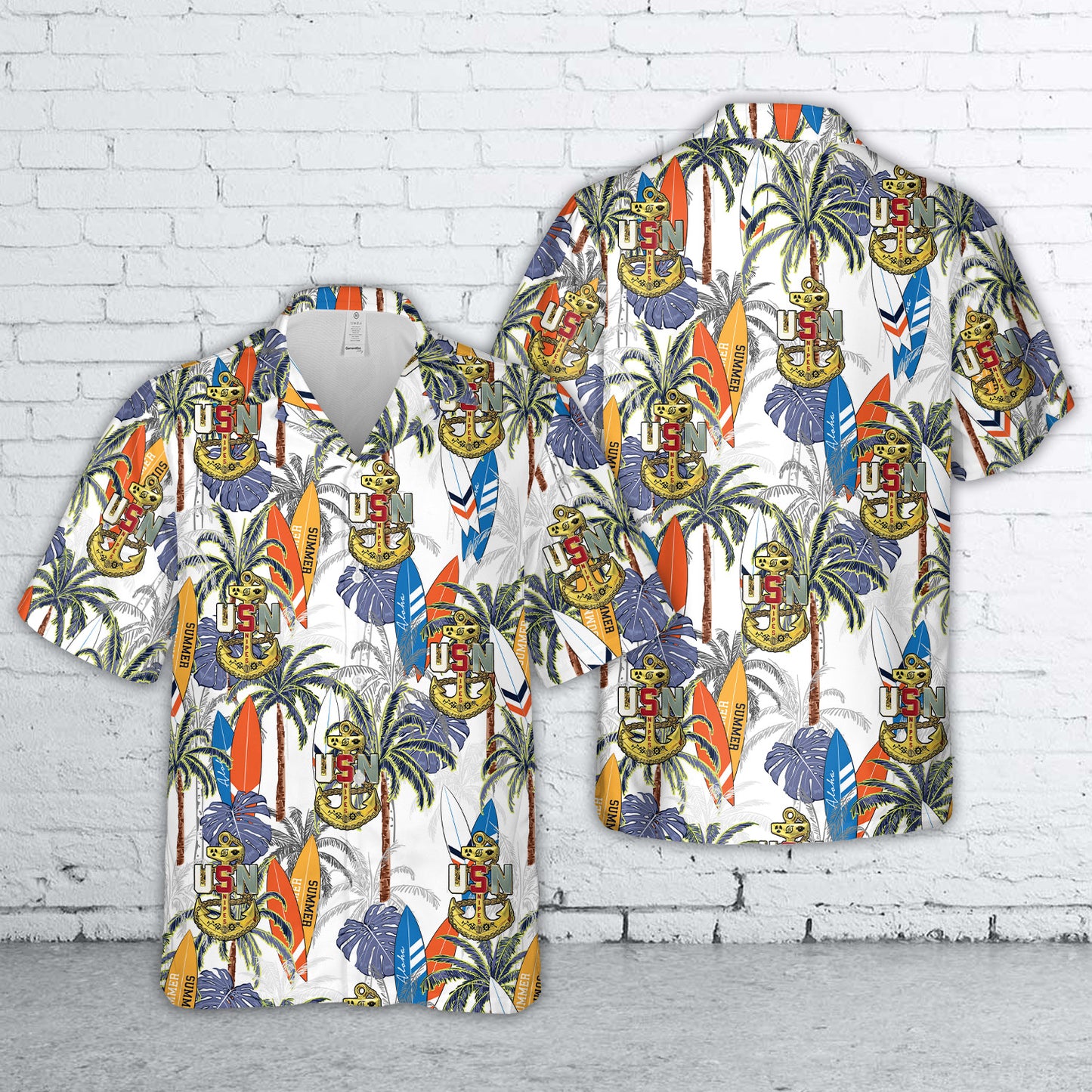 US Navy Snipes Chief Anchor Hawaiian Shirt