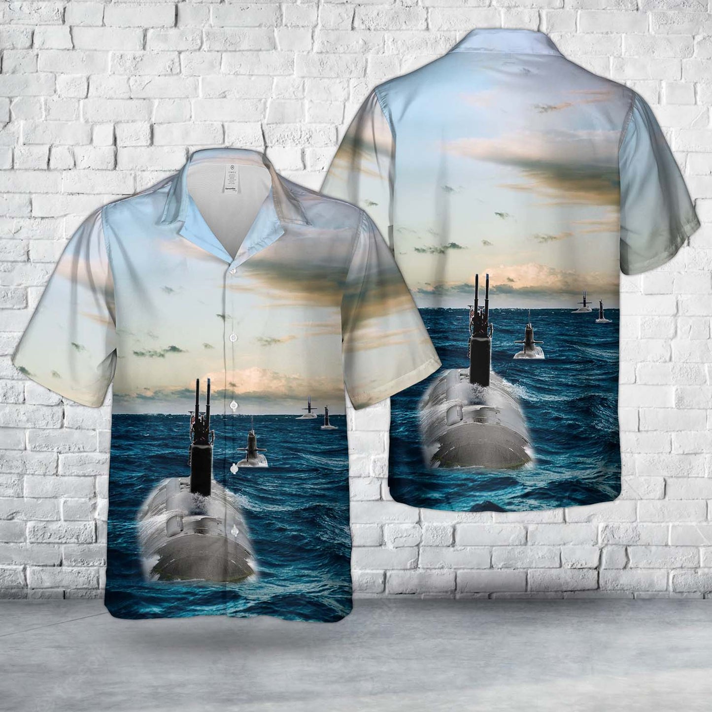 US Navy Submarine Bubblehead Hawaiian Shirt