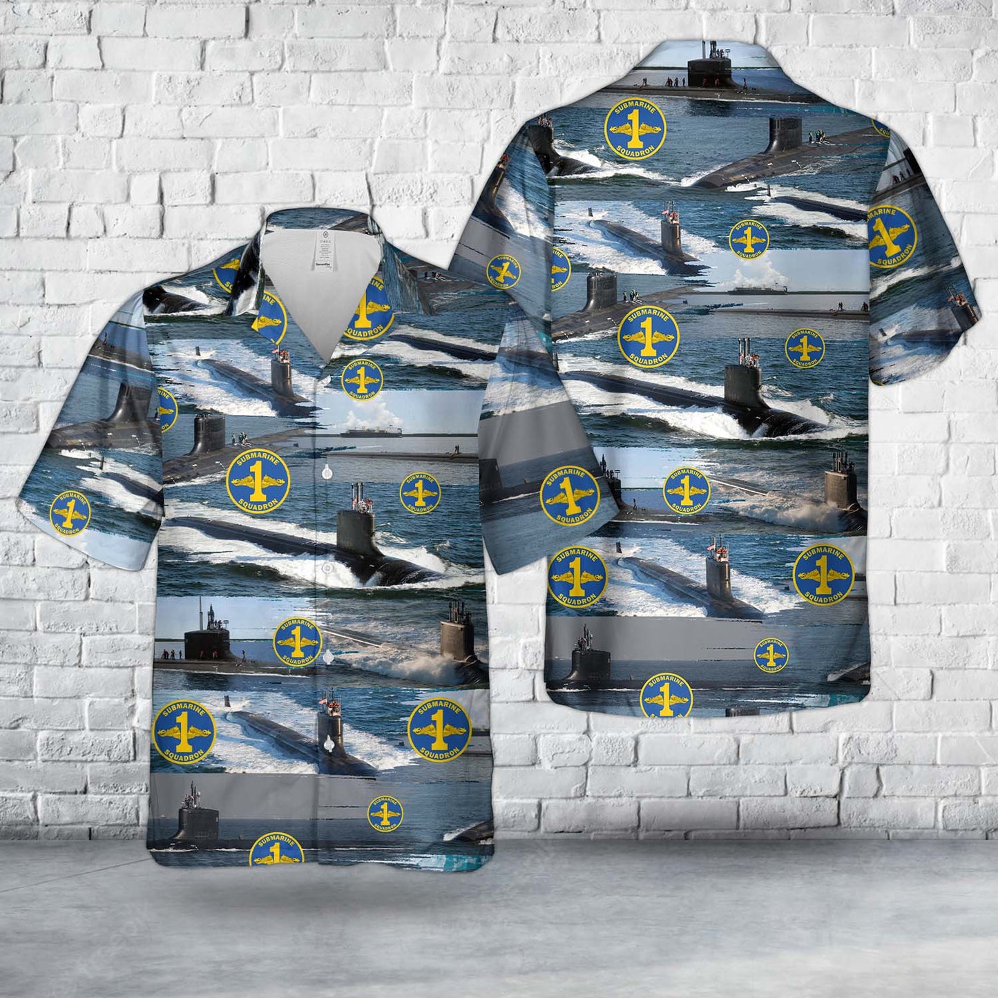 US Navy Submarine Squadron 1 SUBRON 1 Hawaiian Shirt – Merch Gears